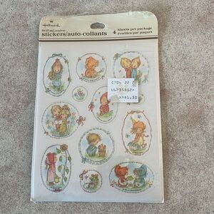 Vintage NOS 1968 Hallmark Betsey Clark Stickers Sealed 4 Sheets